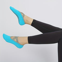 Cross Strap Yoga Socks Anti-slip Gripper Socks