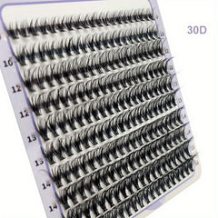 DIY Lash Extension Kit 240pcs Individual Lashes Cluster D Curling 9-16mm