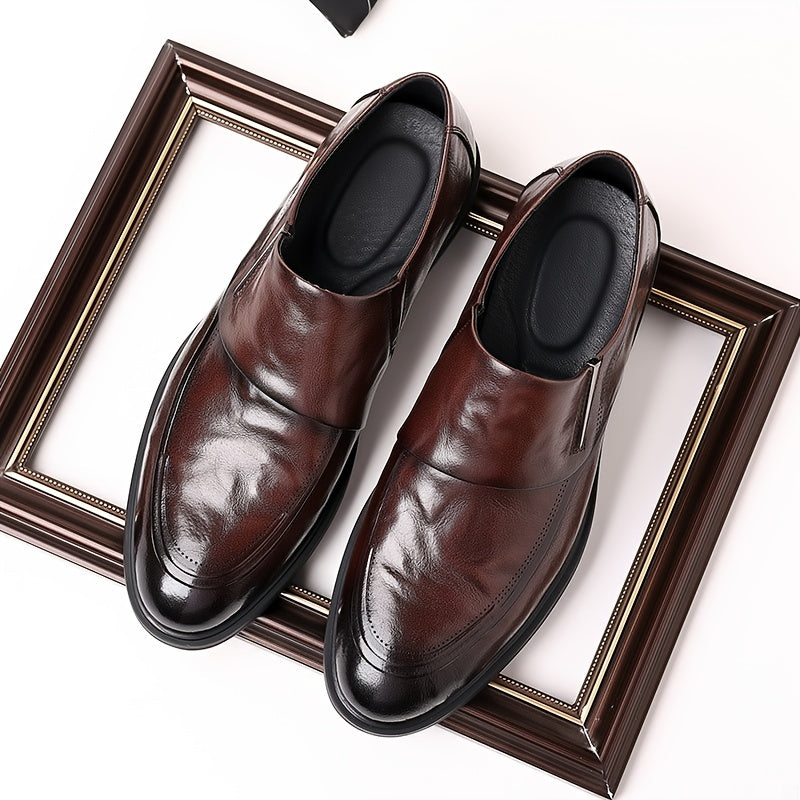 Men's Apron Toe Loafer Shoes Non slip Slip On Shoes Spring Summer