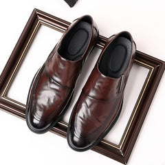 Men's Apron Toe Loafer Shoes Non slip Slip On Shoes Spring Summer