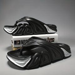 Men's Non Slip Platform Flip Flops Quick Drying Thong Sandals