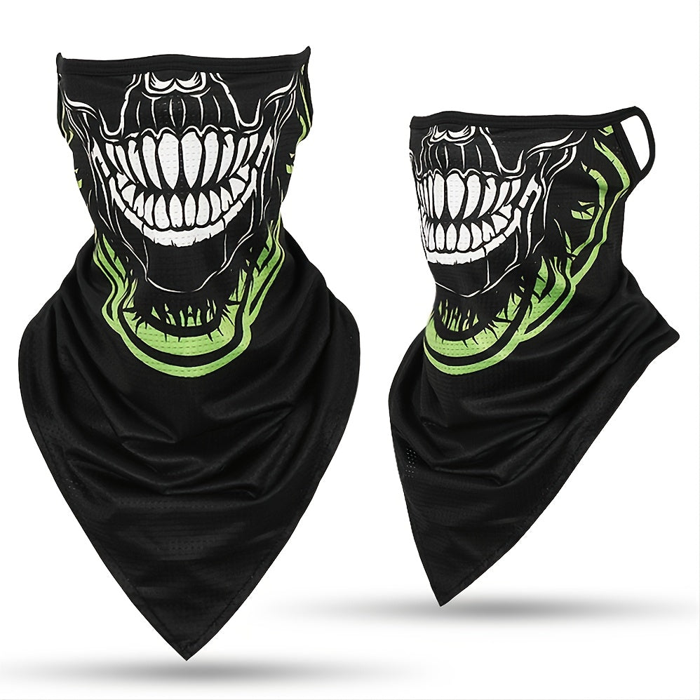 Mesh Facemask Polyester Neck Windproof Dustproof Fishing Sunscreen Scarf