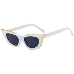 Y2K Cat Eye Sunglasses Retro UV400 Sun Shades