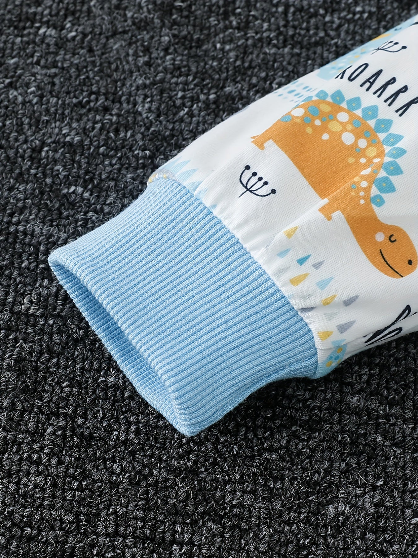Boys Dino Pajamas Set Toddler Loungewear 2pcs