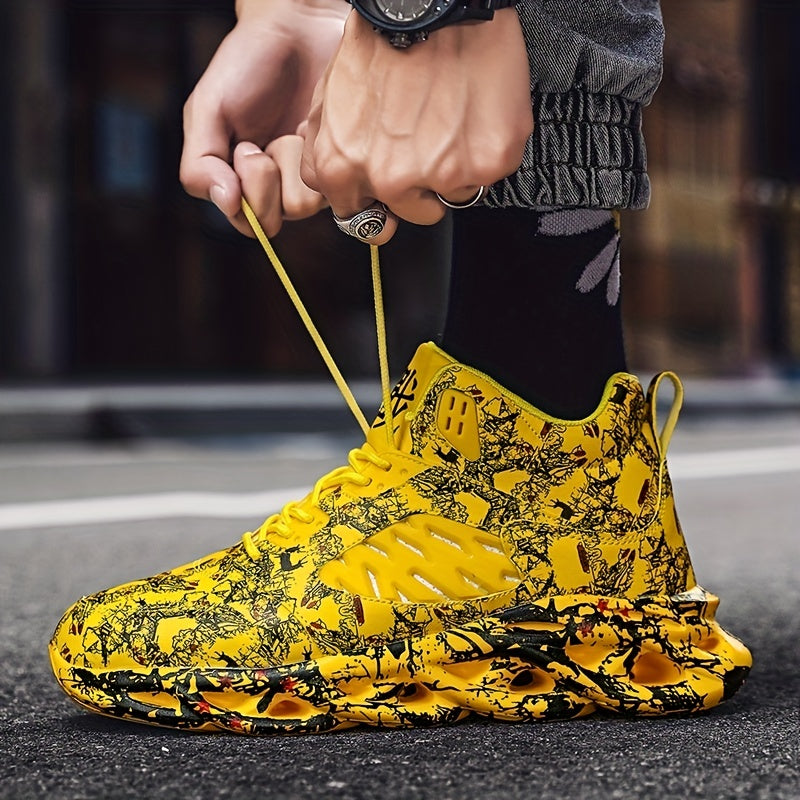 Men's Camouflage Breathable Lace up Sneakers