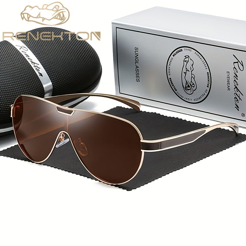 RENEKTON Men's Polarized One Piece Sunglasses XY162