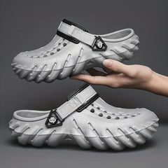 Men's Quick Drying Non Slip Slippers Solid Slip On PVC
