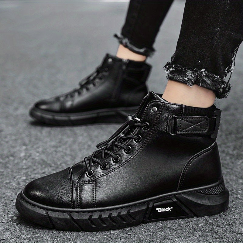 Men's Vintage High Top Platform Boots for Holiday
