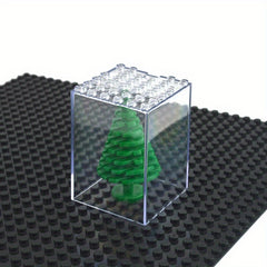 4pcs Transparent Dustproof Display Cases for Dolls and Building Blocks