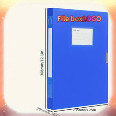 A4 Plastic Folding File Box Large Capacity File Storage Box