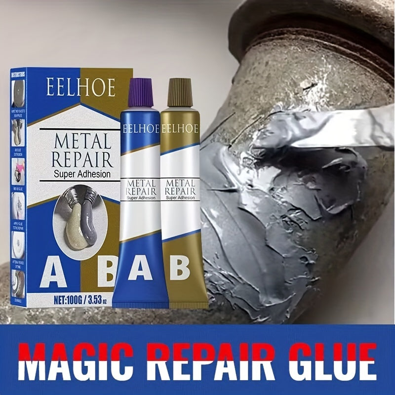 100g Magic Repair Glue AB Metal Cast Iron Repairing Adhesive