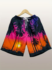 Quick drying Mesh Lining Mens Swim Trunks - Beach Pool Swim Shorts