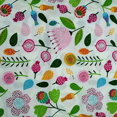 4pcs Multicolor Patchwork Fabric Cotton Quilting Material Floral Handcraf