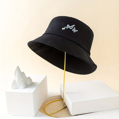 Men's Butterfly Print Bucket Hat Sun Hat for Outings