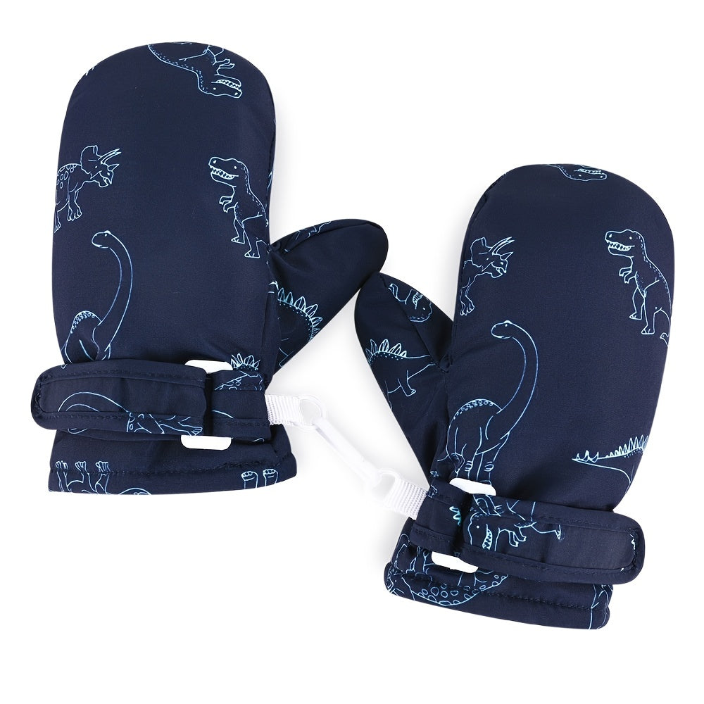 Waterproof Baby Mittens Winter Snow Gloves Boys Girls