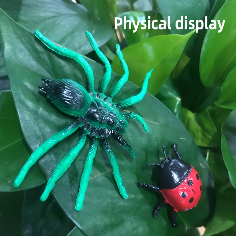 12pcs Mini Insect Animal Set Simulation Educational Puzzle Novelty Toy