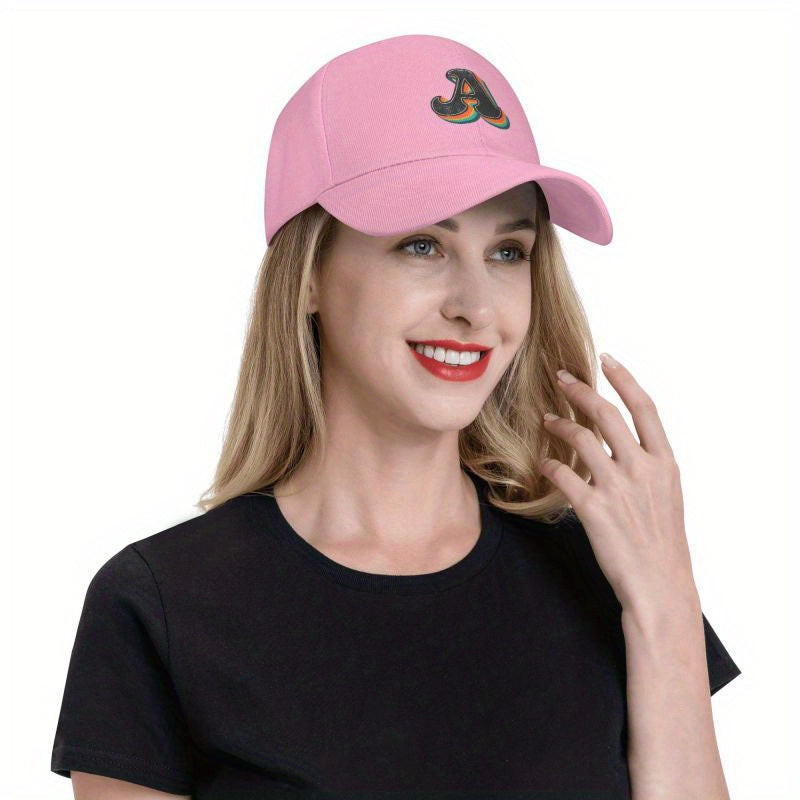 Vintage Grunge Style A Monogram Trucker Cap