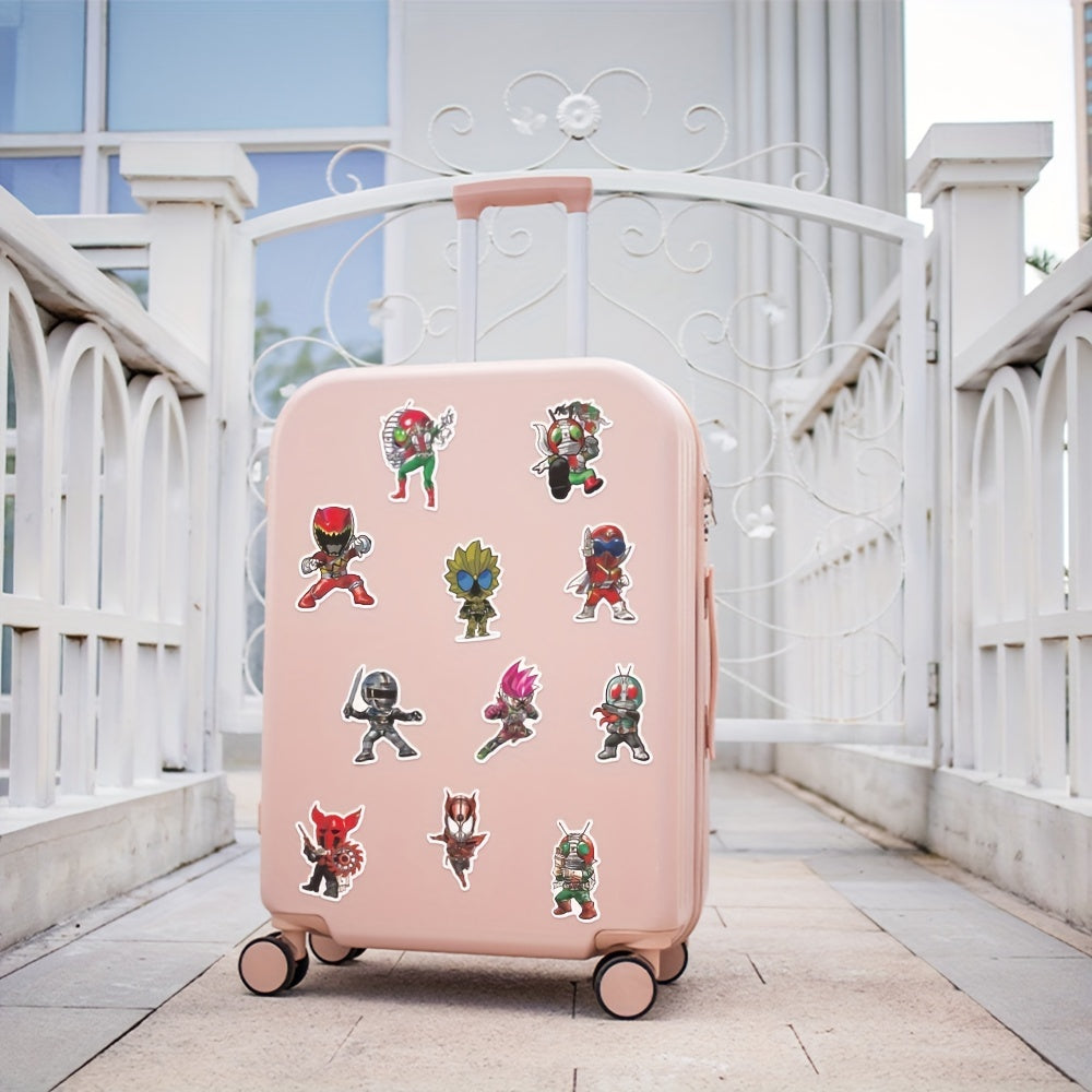 50PCS Masked Knight Sticker Pack for Kids Laptop Phone Luggage Notebook Bulk