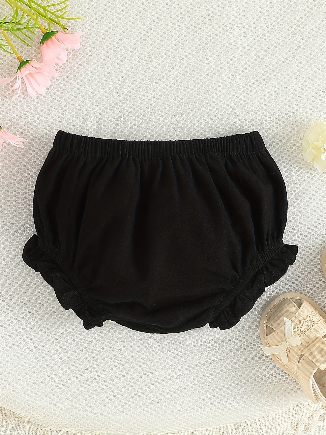 Baby Girls Ruffle Trim Panties Shorts