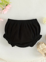 Baby Girls Ruffle Trim Panties Shorts