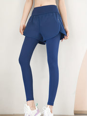 High Waist Yoga Leggings With Pocket High Stretch Workout Slimming Yoga Pants