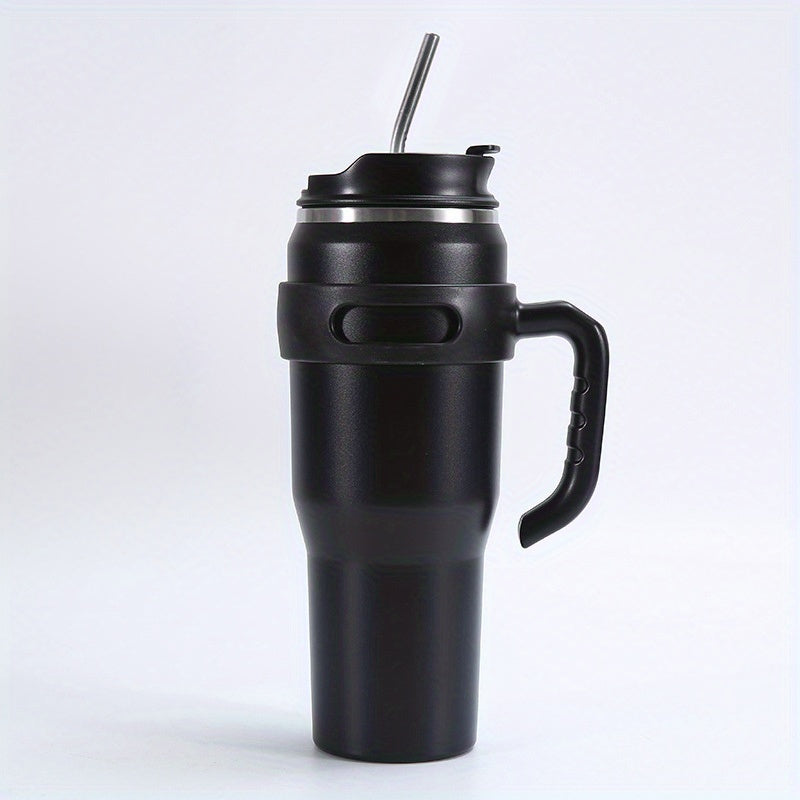 40OZ Stainless Steel Car Cup Portable Handle Ice Cream Cup