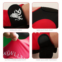 KONLLEN Billiard Gloves Left Right Pool Fingerless Snooker Glov