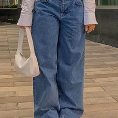 Y2K High Waist Baggy Denim Pants
