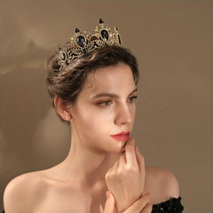 Crystal Alloy Headband Rhinestone Tiara Headdress For Girls Women