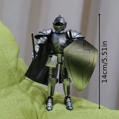 Movable Medieval Knight Figure w/ Weapon Accessories Shield & Helmet 4 Colors