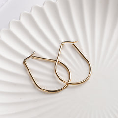Glamorous 18k Plated Stainless Steel Earrings for Women and Girls