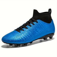 Boys Non Slip AG Football Cleat High Top Professional Soccer Cleats