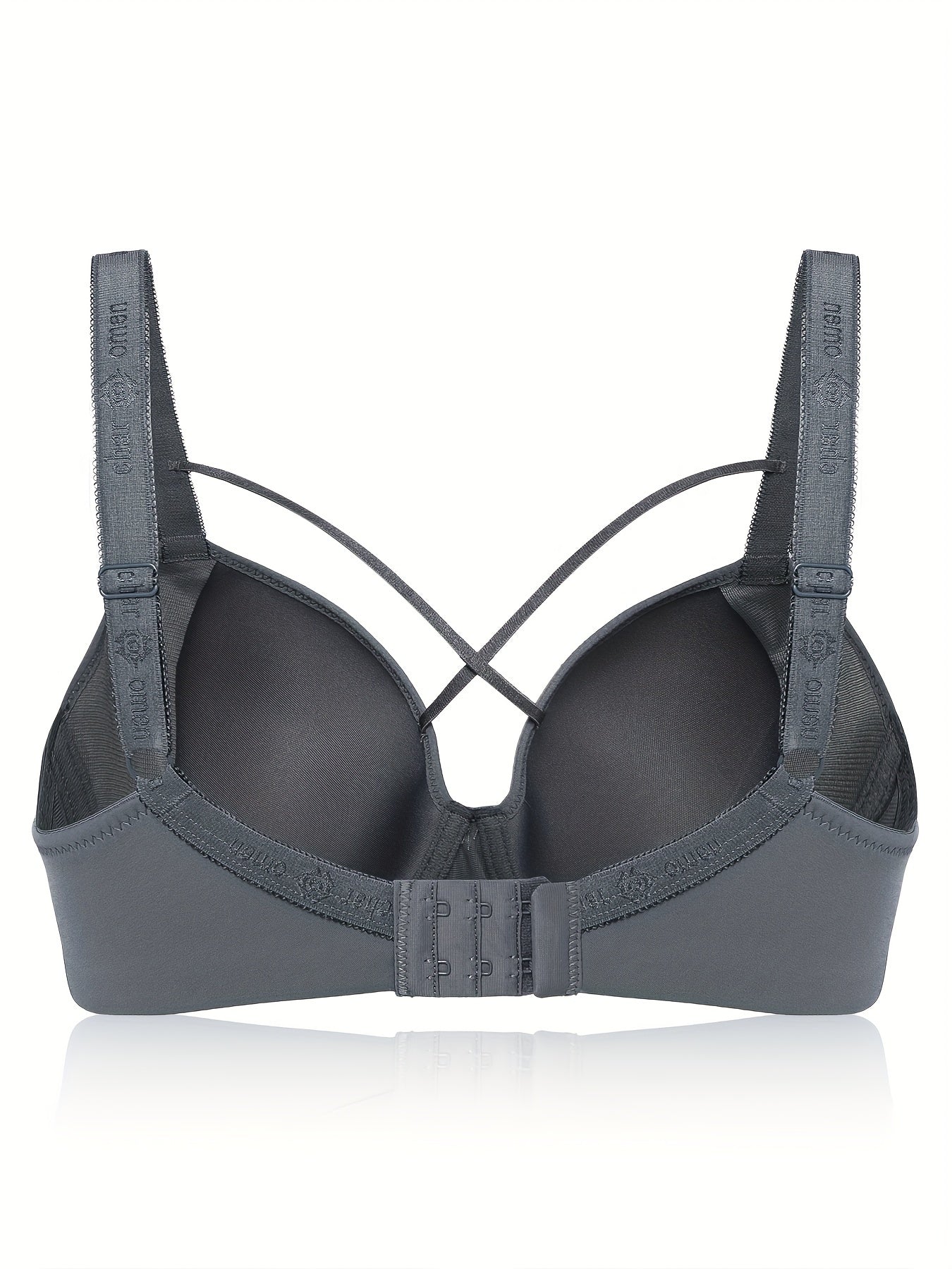 Solid Molded Cup Push Up Comfort Bra