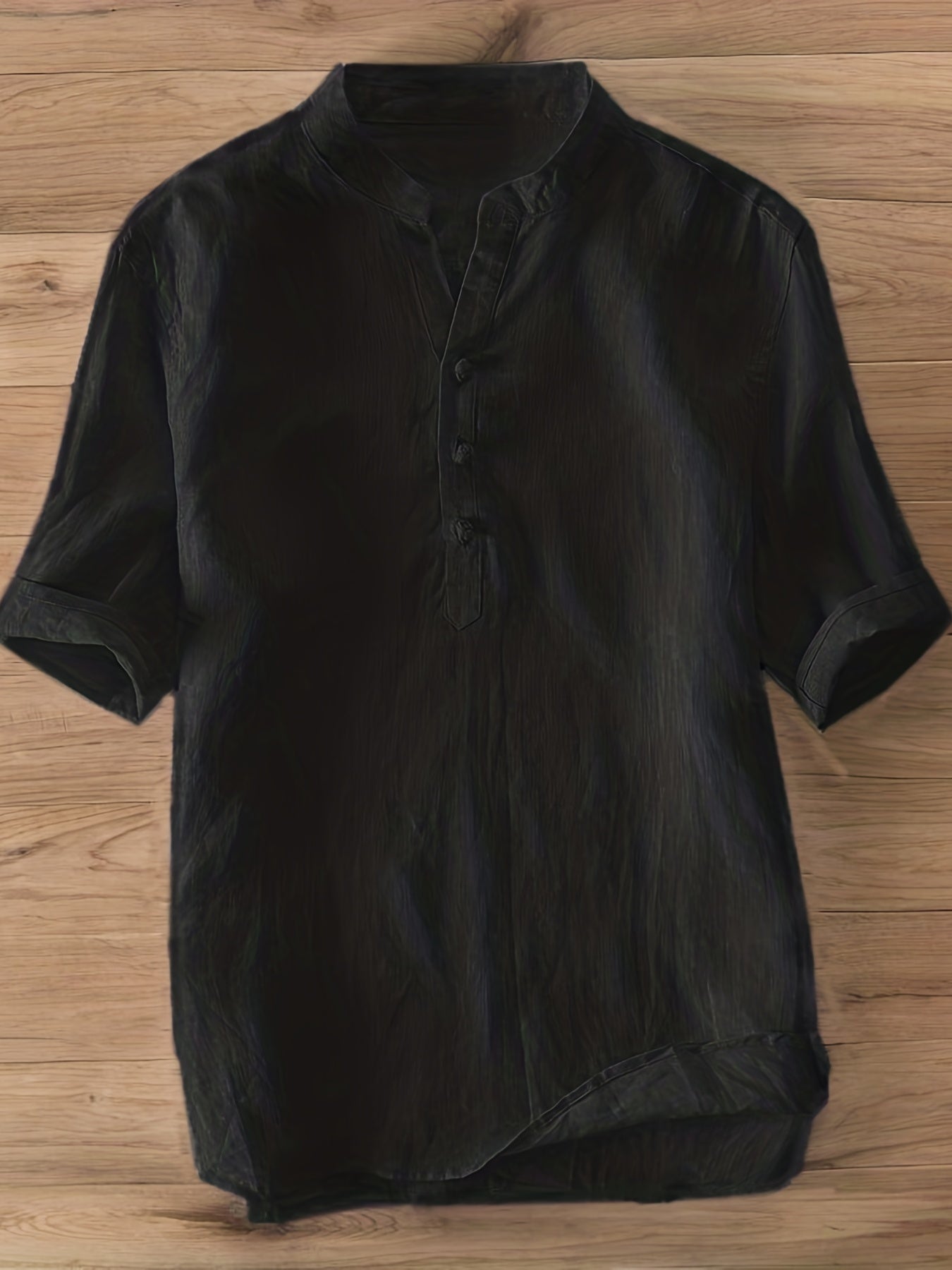Men's Casual Short Sleeve Shirt for Summer Vacation