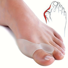2 Pairs Silicone Gel Bunion Corrector Toe Separator