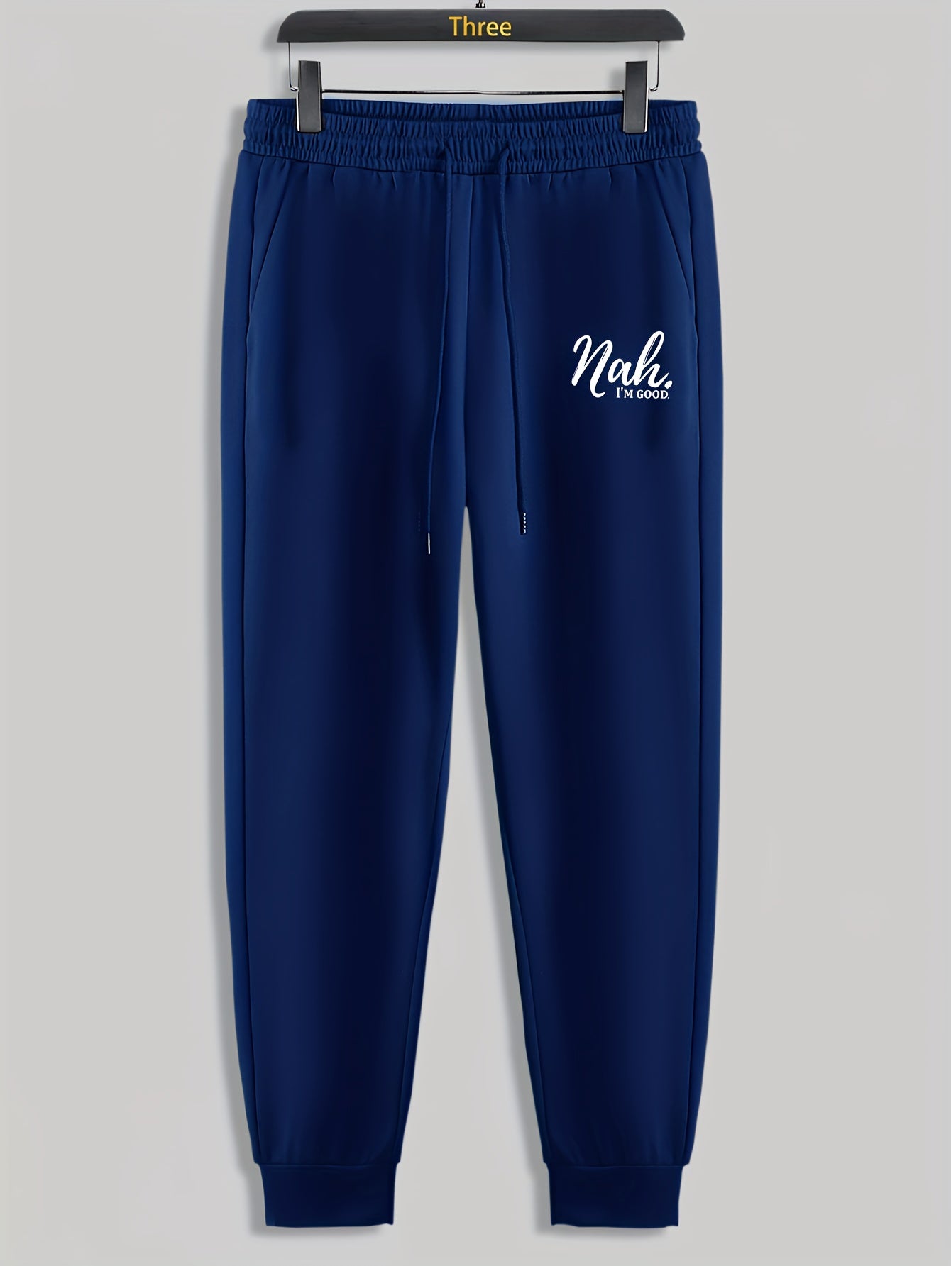 Men's Drawstring Sweatpants Loose Casual Trousers