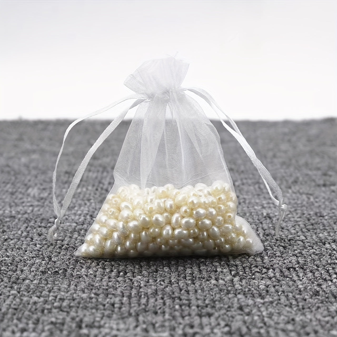 Transparent Drawstring Storage Bag Travel Jewelry Packing Bag