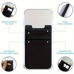 Phone Card Holder Stretchy Wallet Pocket Credit Card ID Case Pouch Sleeve