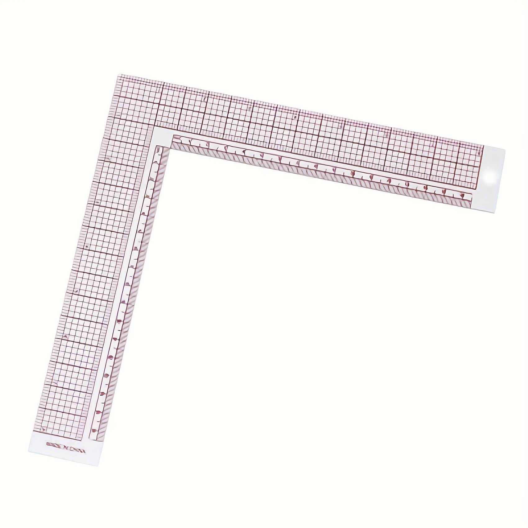 Red 90 Degree Clothing Pattern Making Ruler Sewing Accessories