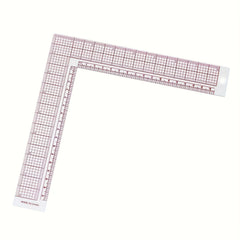 Red 90 Degree Clothing Pattern Making Ruler Sewing Accessories