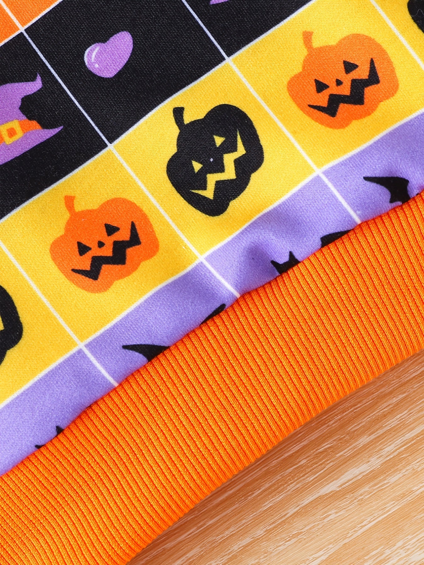 Baby Girls Cartoon Halloween Sweatshirt