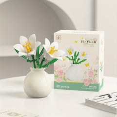 Eternal Flower Building Block Display Cover Home Desktop Ornament Toy