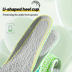 Shock-Absorbing Air Cushion Insoles Breathable Height Increasing