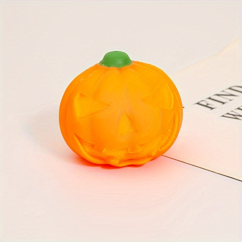 Halloween Pumpkin Squeeze Ball Funny Toy