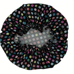 Leopard Print Satin Bonnet Elastic Hair Bonnet Night Cap