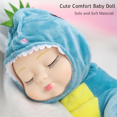Adorable Dinosaur Bunny Reborn Vinyl Face Plush Toy