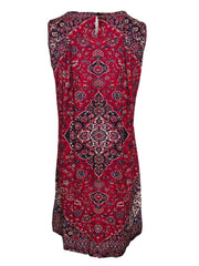 Floral Print Sleeveless Tank Dress for Women