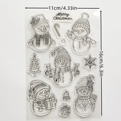 Christmas Snowman DIY Decoration Painting Tool
