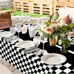 Disposable Car Tablecloth Birthday Party Supplies Racing Party Decoration
