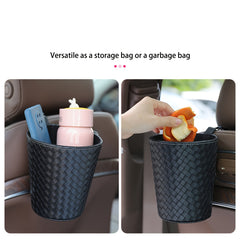 Car Mounted Garbage Bin - Hanging Trash Can for Car Interior